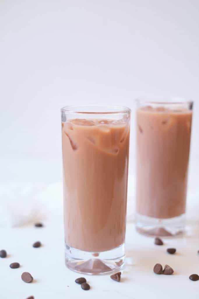 Quick And Easy Iced Coffee With Chocolate Milk Creators Of Coffee