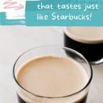 glass of nitro brew coffee with text how to make nitro cold brew.