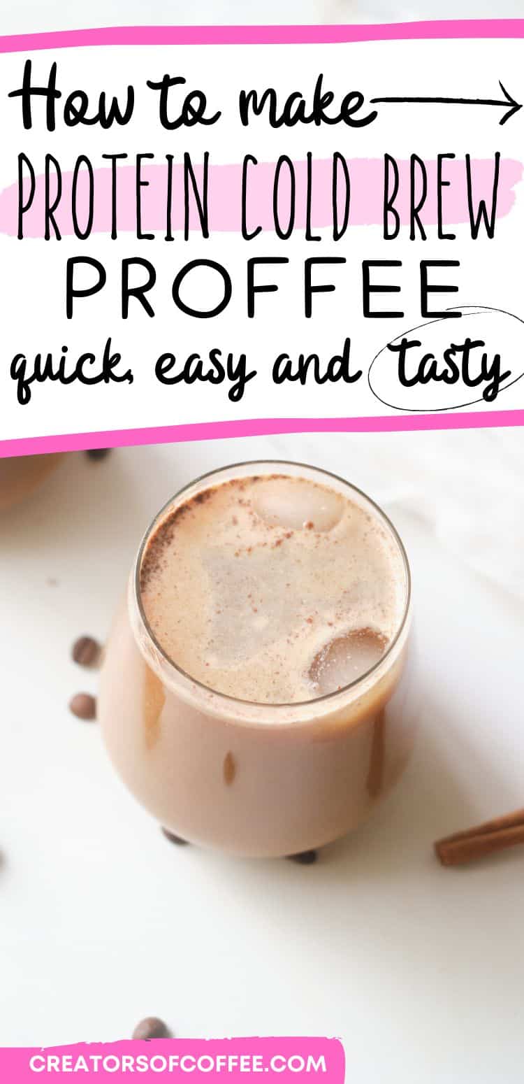 How To Make Proffee A Simple Protein Coffee Recipe Creators Of Coffee
