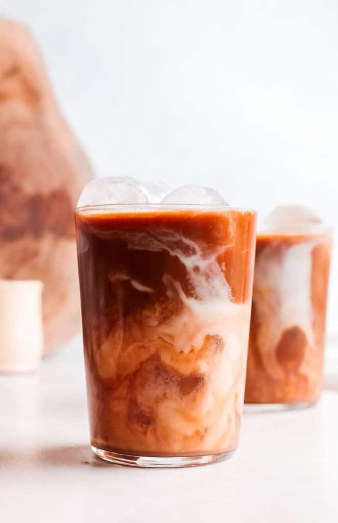 Iced Chocolate Almondmilk Shaken Espresso Recipe Creators Of Coffee