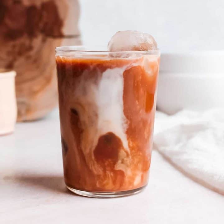 Iced Chocolate Almondmilk Shaken Espresso Recipe Creators Of Coffee
