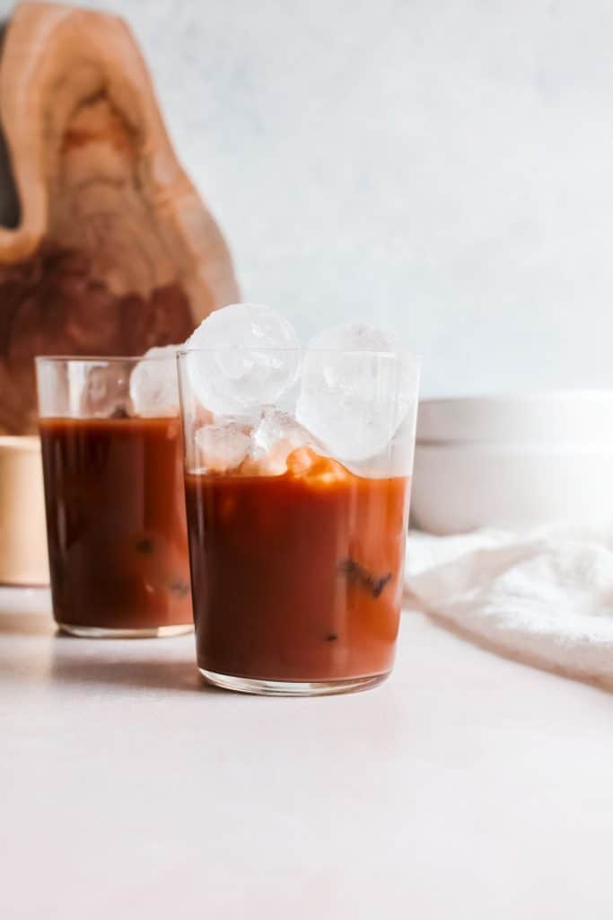 Iced Chocolate Almondmilk Shaken Espresso Recipe Creators Of Coffee