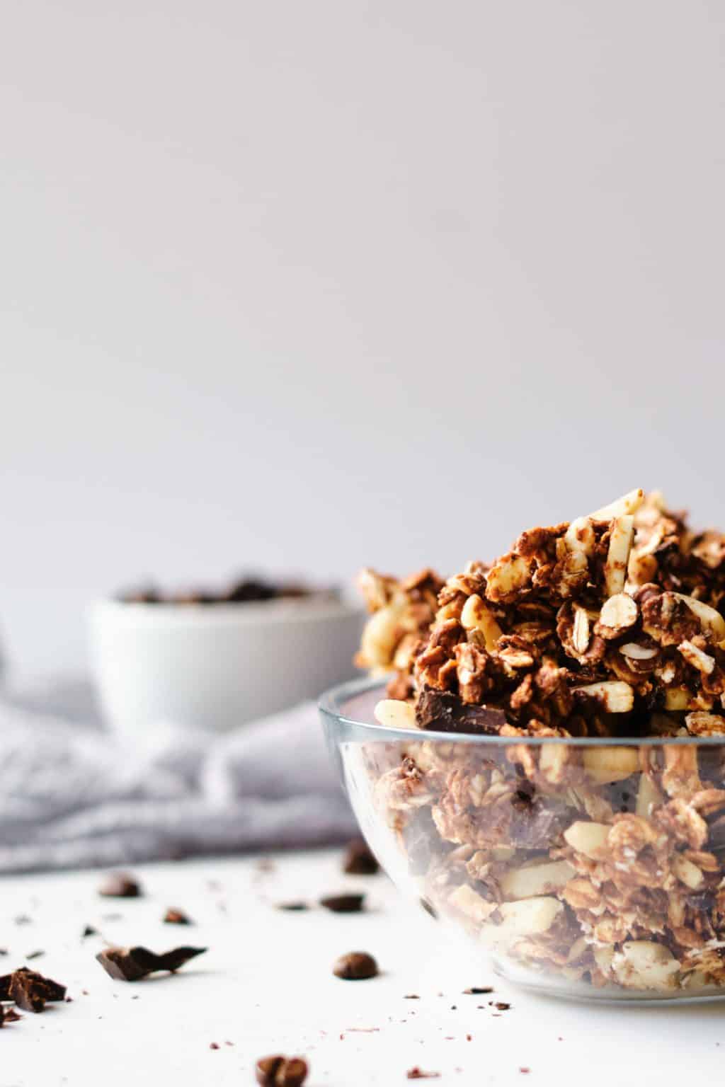 Easy Chocolate Espresso Granola Creators Of Coffee