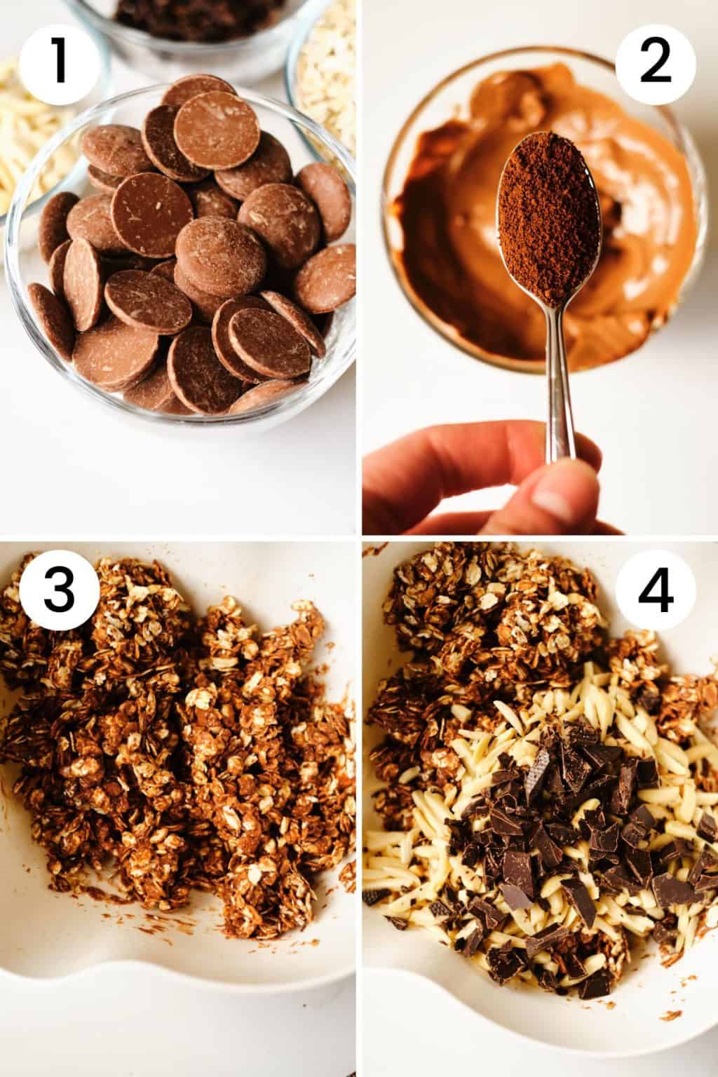 Easy Chocolate Espresso Granola Creators Of Coffee