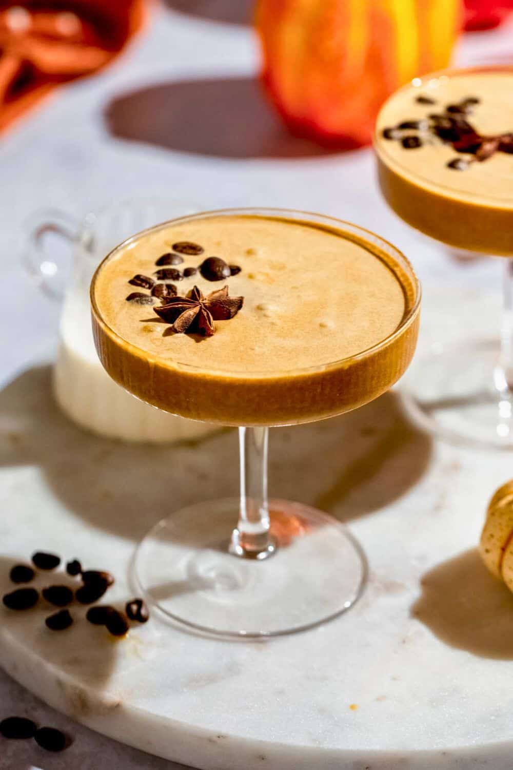 pumpkin coffee martini.