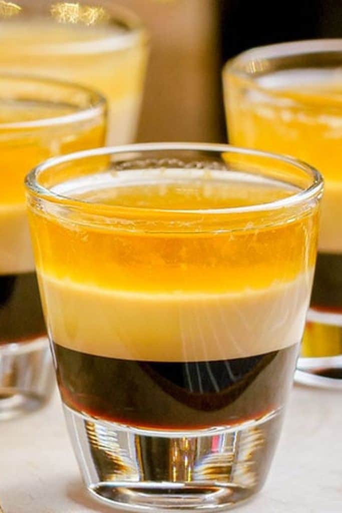 b52 layered kahlua shot.