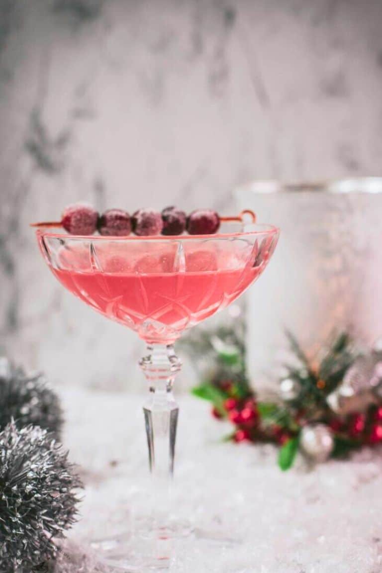 cranberry sour cocktail.