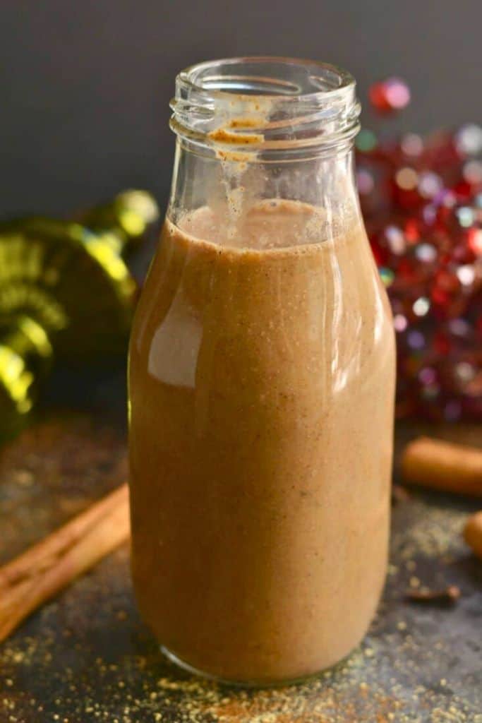 gingerbread creamer in jar.