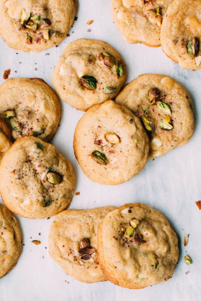 lemon pistachio cookies.