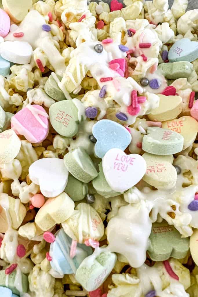 valentines day themed popcorn.