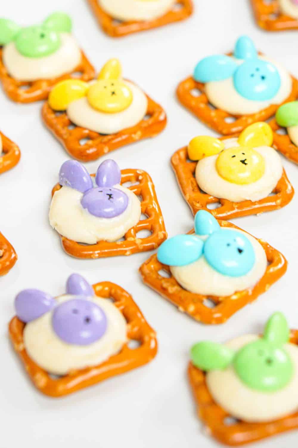 Cute easter bunny treats for kids.