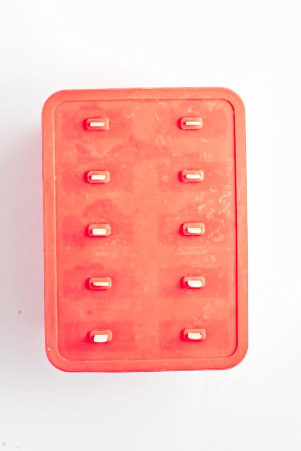 popsicle mold top view.
