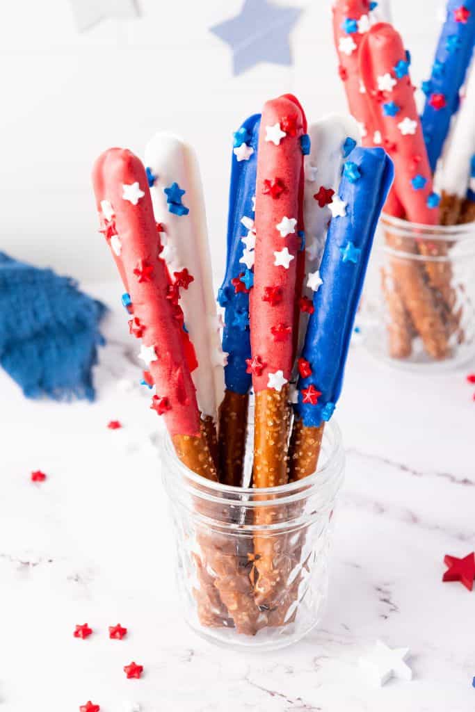 patriotic pretzel rods.