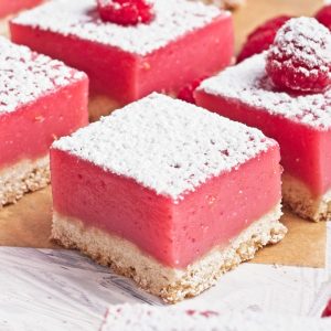 lemon raspberry summer bars.