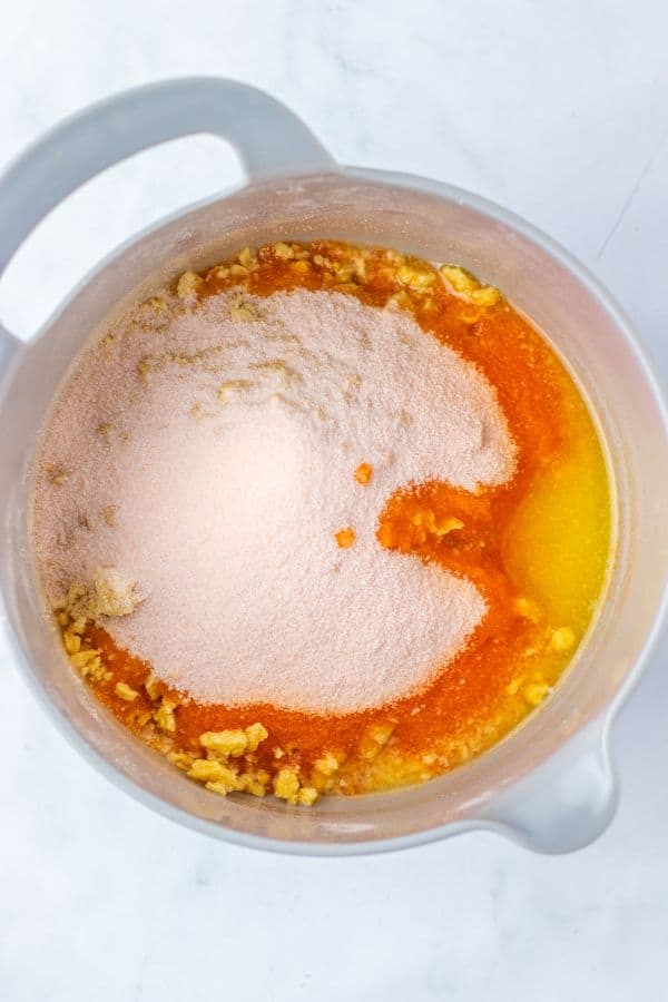 oreo topping ingredients in bowl.