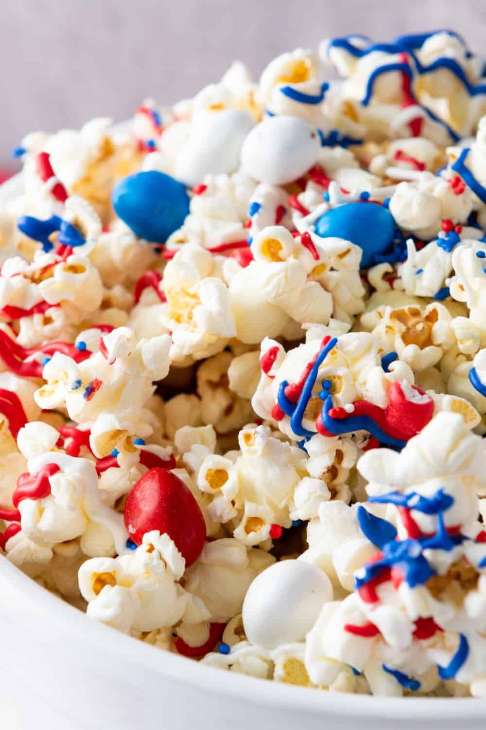 patriotic popcorn candy.