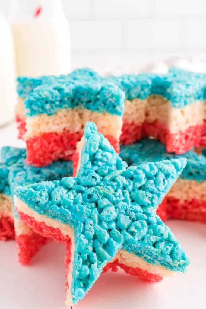 star shaped rice krispie treats.