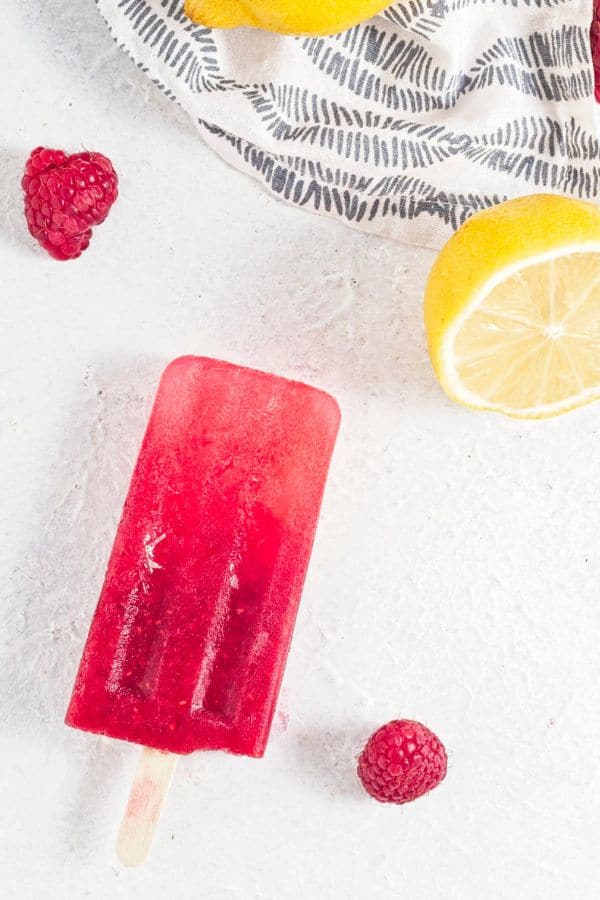 red popsicle on board.