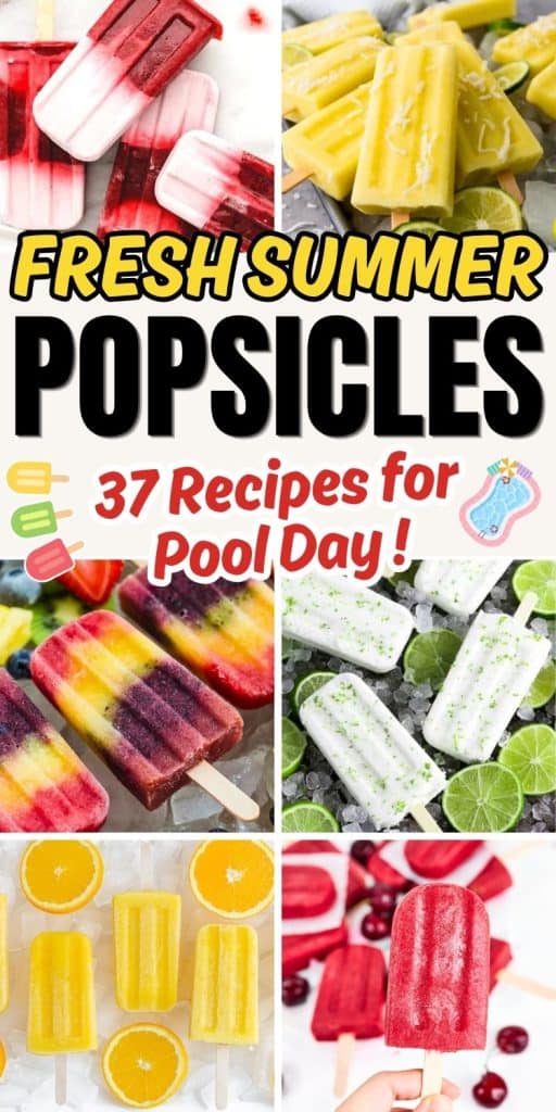 summer popsicles collage.