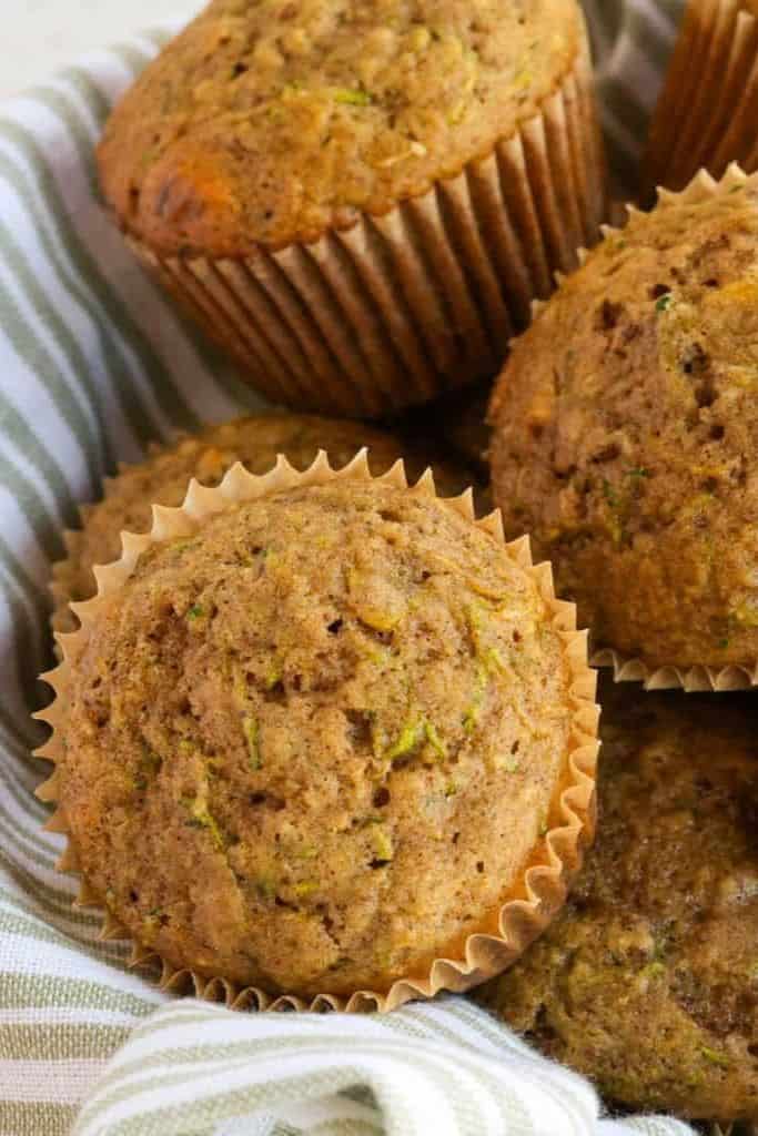 classic zucchini muffins.