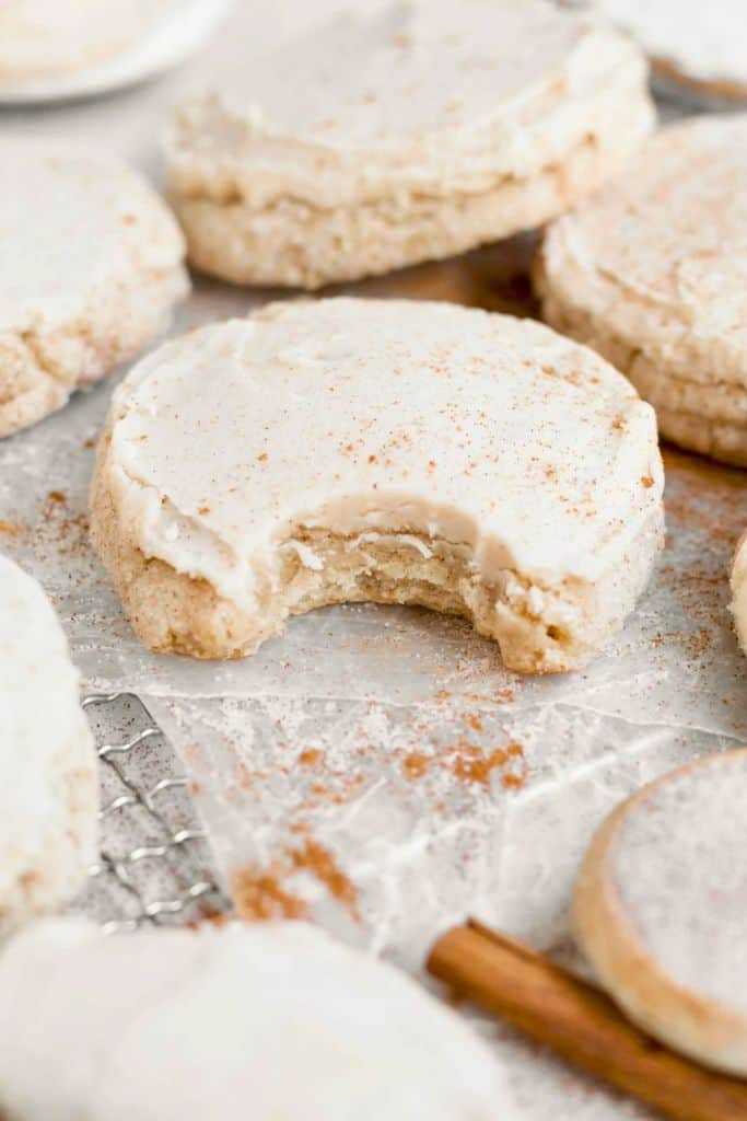 applesauce cookies frosted.