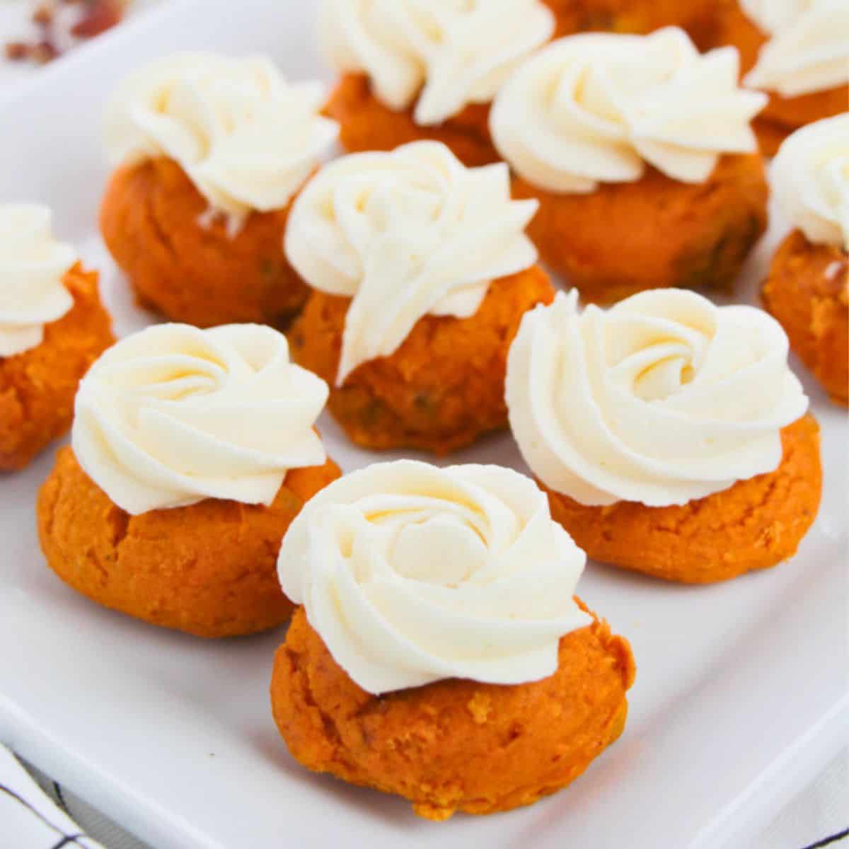 pumpkin cake mix cookies.