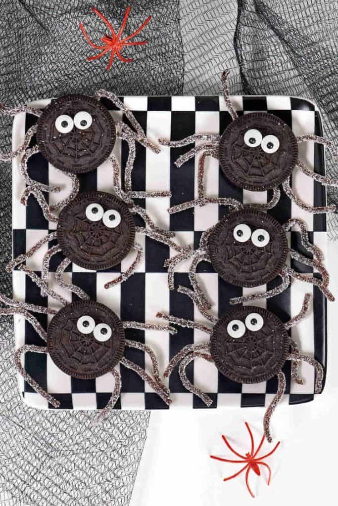 oreo spider cookies.