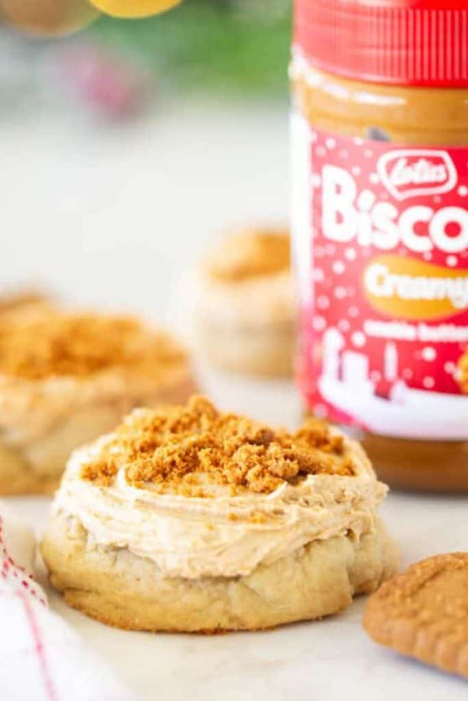 frosted biscoff cookie.