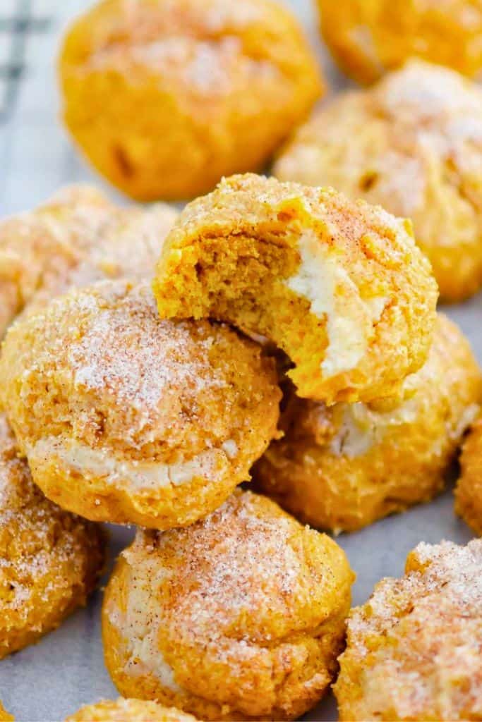 pumpkin cheesecake cookie bites.