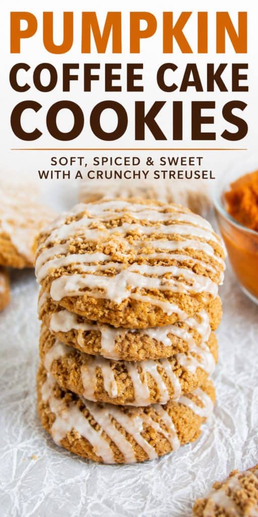 pumpkin cookies with streusel topping.