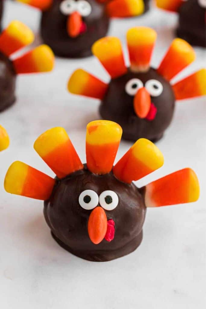 turkey oreo balls.