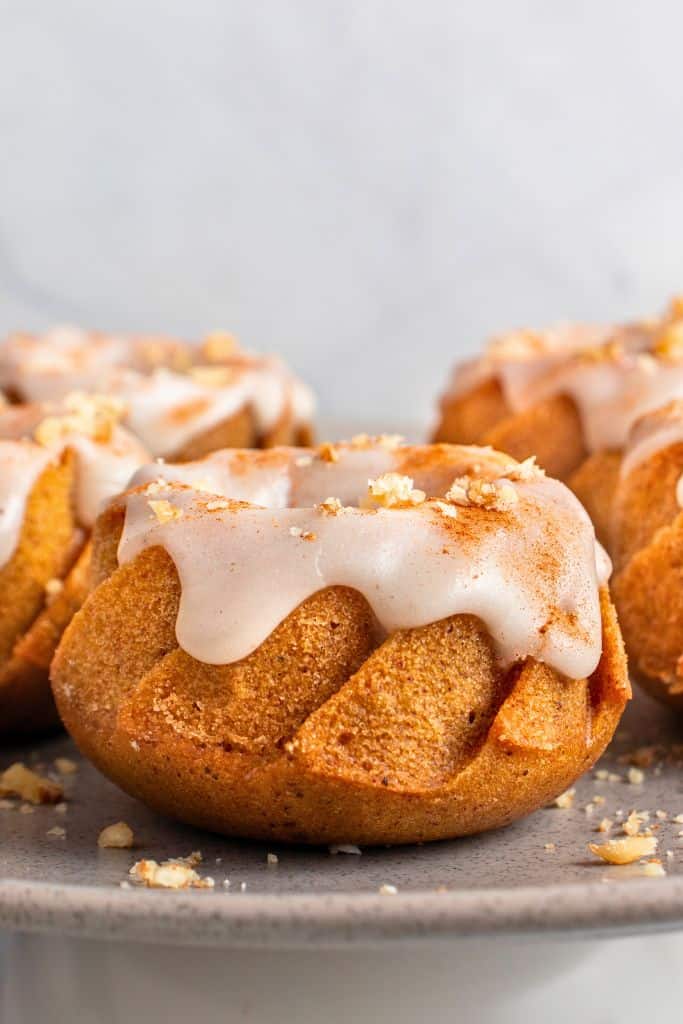 glazed mini bundt cake.