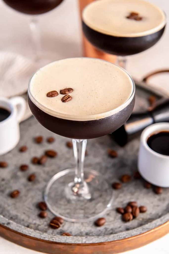 espresso martini cocktail.