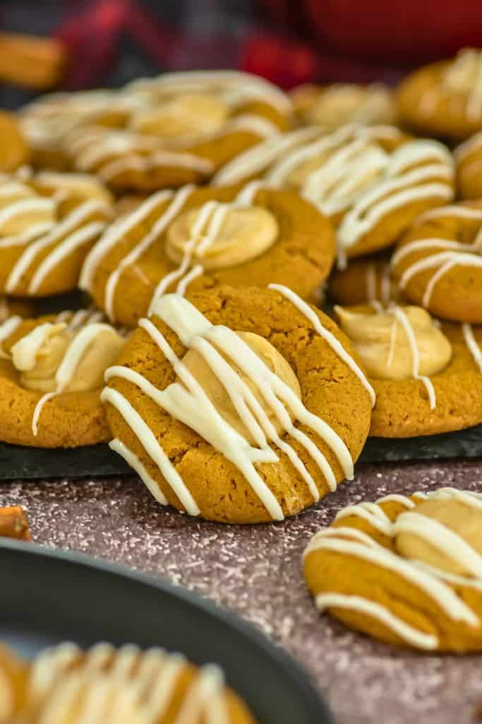 thumbprint cookies gingerbread.