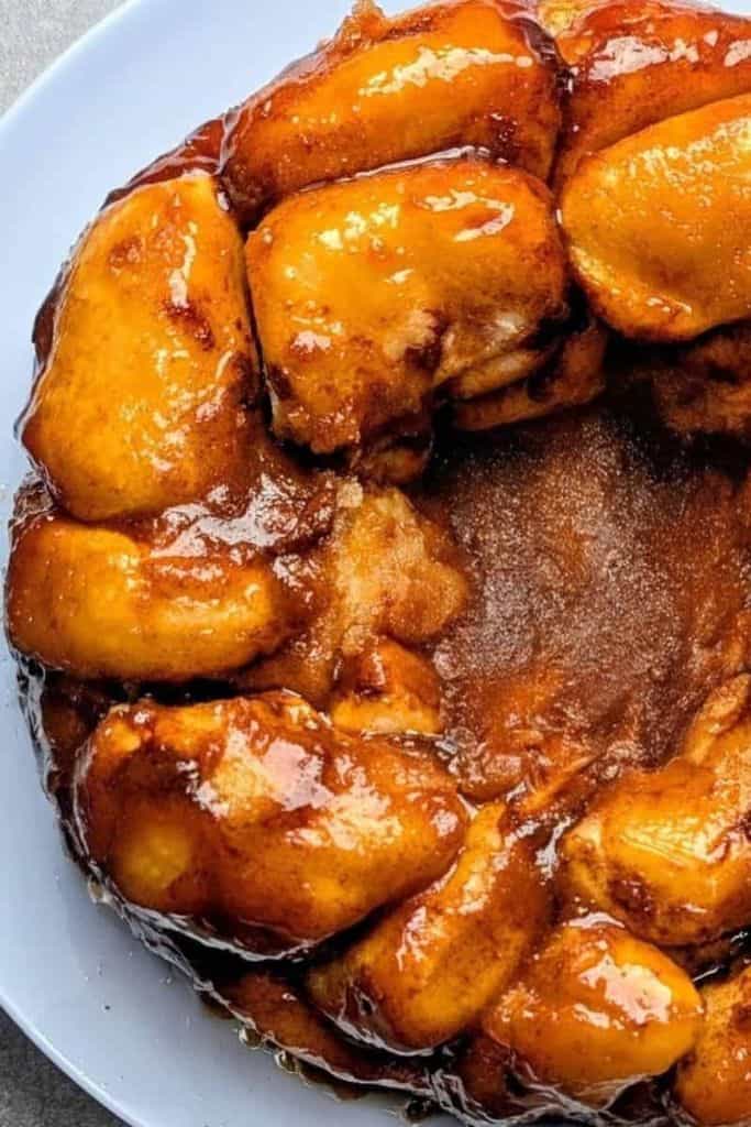 monkey bread top view.