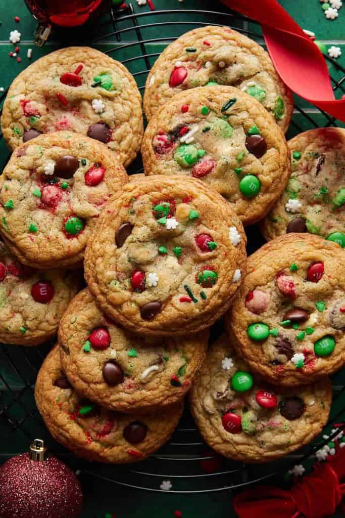 chocolate chip holiday cookies.